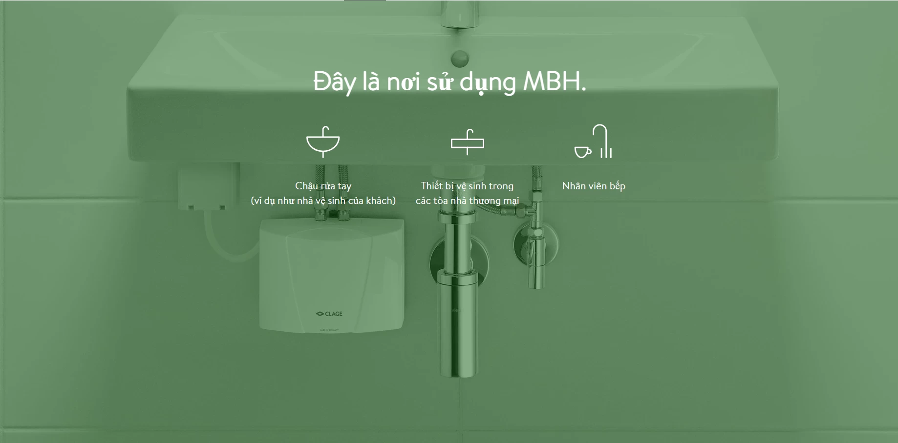 Máy nước nóng tức thì E-mini MBH