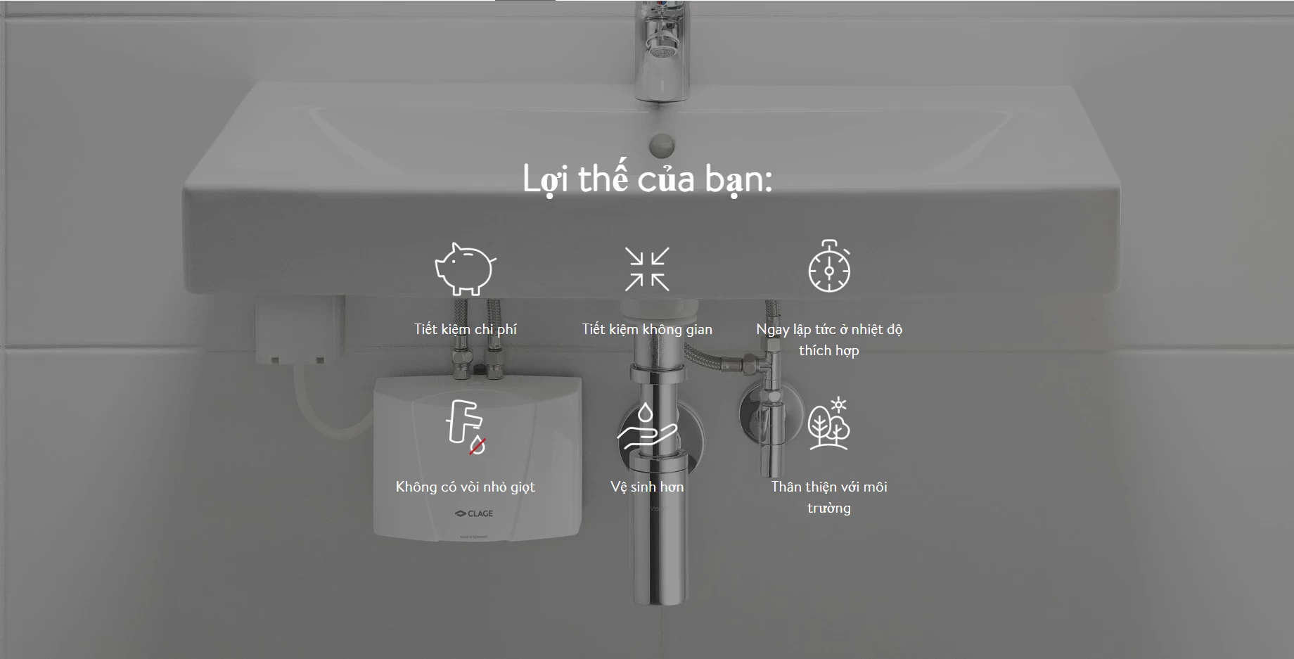 Máy nước nóng tức thì E-mini MBH
