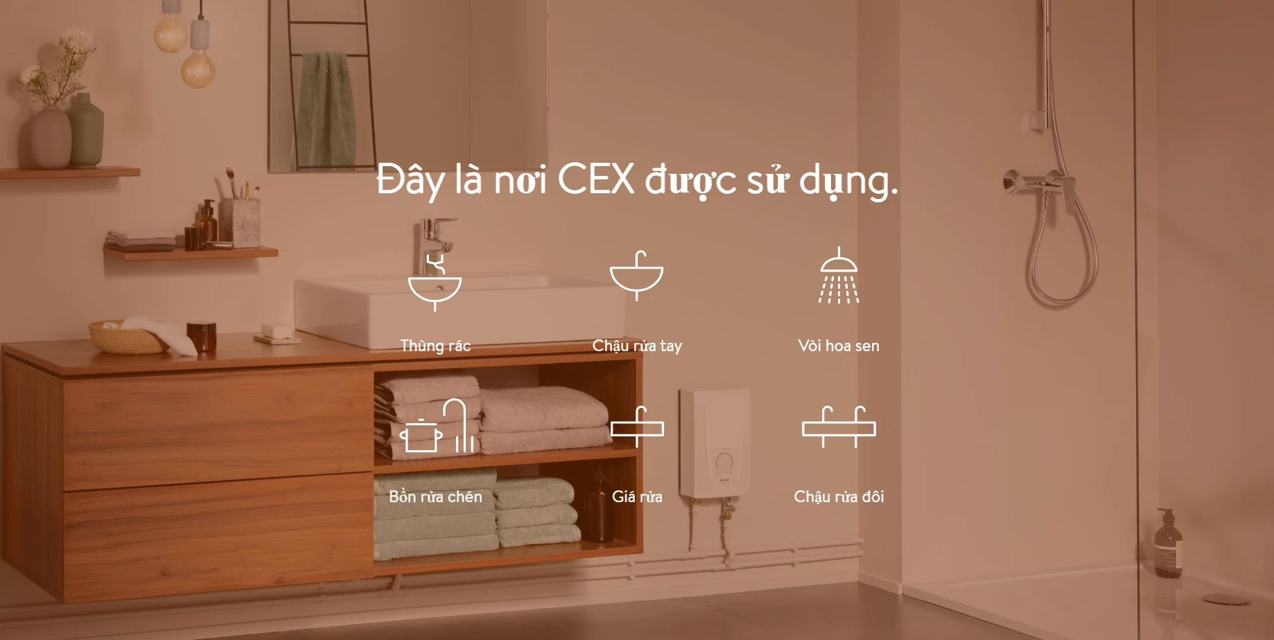 Máy làm nước nóng trực tiếp E-compact CEX
