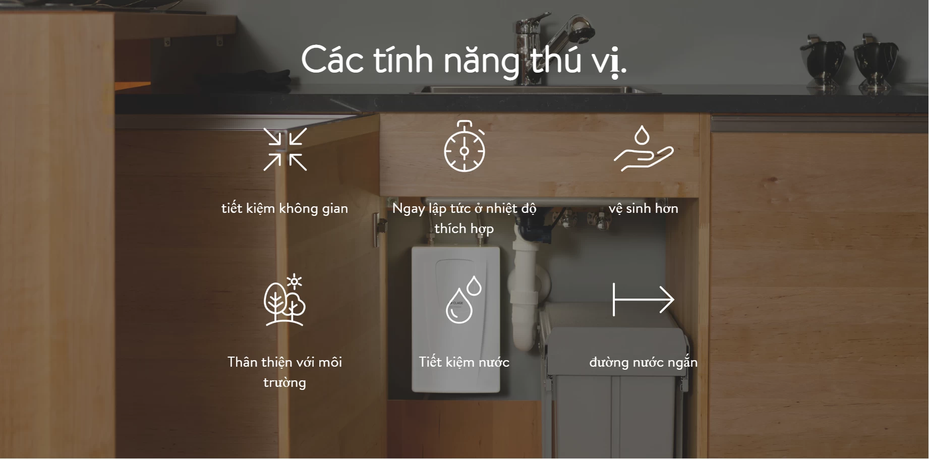 Máy nước nóng tức thì E-compact CDX-U