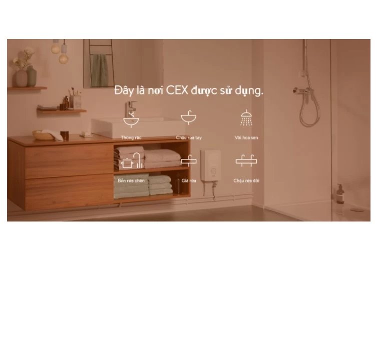 Máy làm nước nóng trực tiếp E-compact CEX 9