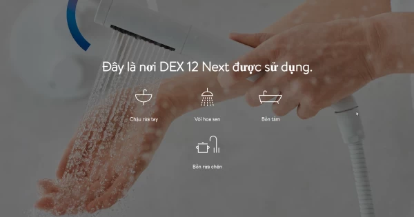 Máy làm nước nóng trực tiếp E-Comfort DEX 12 Next