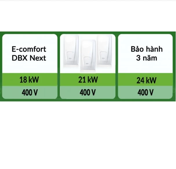 Máy nước nóng tức thì E-comfort DBX Next
