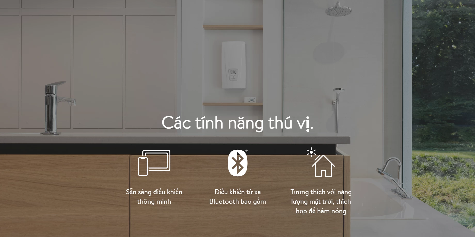 Máy nước nóng tức thì E-Comfort DEX Next S.